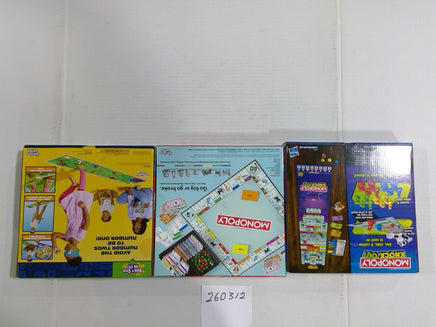 Hasbro Family Board Game Lot Monopoly Knock Out Don't Step In It New Sealed