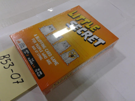 Exploding Kittens Little Secret Card Game 4-8 Players 10+ New Sealed Orange