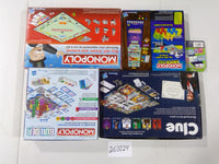 Hasbro Family Board Game Lot Clue Monopoly Knock Out Builder Deal New Sealed