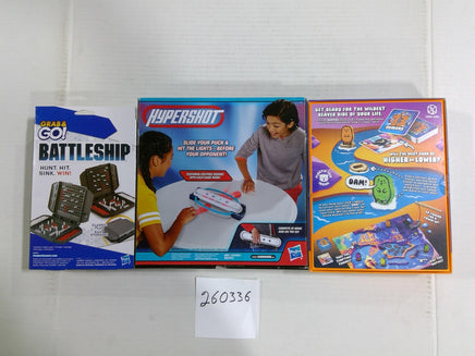 Battleship Grab & Go Hypershot 13 Beavers Family Game Lot 3 New Sealed
