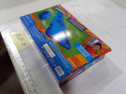 NERF Super Soaker Blast Slider Pool Water Slide Toy Kids 5-12 16ft Blue New
