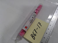 Building Blocks Interlocking Brick Tube Construction Toy Set Pink Plastic New