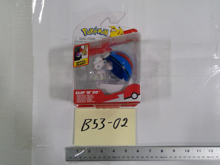 Pokemon Clip 'N' Go Alolan Vulpix Great Ball Action Figure Jazwares Toy Carded