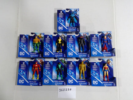 DC Comics Heroes Action Figure Lot 10pc Spin Master Blue Beetle Superman New