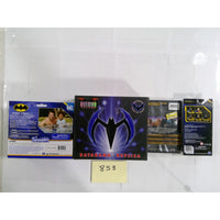 DC Batman Lot Batarang Replica Air Boat Figure DVD Set Black Good Condition