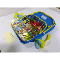 Bluey Backpack Kids Blue Yellow New Heeler Family Graphic School Bag 15 Inch