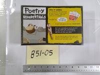 Exploding Kittens Poetry For Neanderthals Word Game 2+ Players 7+ New Sealed