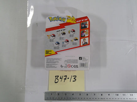 Pokemon Alolan Vulpix Clip N Go Great Ball Action Figure Jazwares Toy White Blue