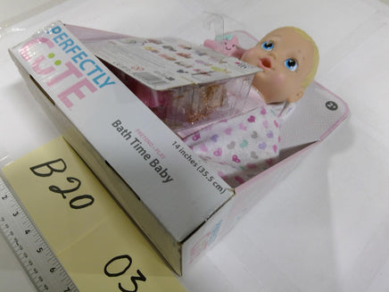 Perfectly Cute Bath Time Baby 14in Baby Doll Towel Set New In Box Pretend Play