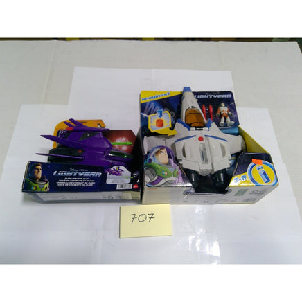 Disney Pixar Lightyear Imaginext XL-15 & Mattel Zurg Ship Set New NIB Box Wear