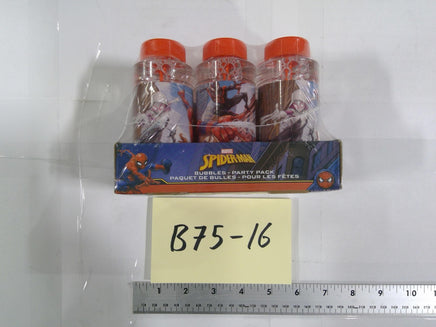 Disney Marvel Spider-Man Bubbles Party Pack 6 Bottles Kids Toy Multicolor New