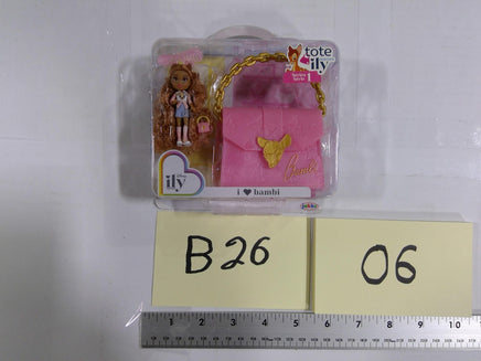 Disney Ily 4EVER Tote Ily Teensies Bambi 3in Doll Playset New In Box Set
