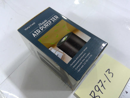 Vista Crest Portable Air Purifier Black Compact Personal Bedside Air Cleaner
