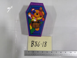 Deddy Bears Bulgebear Mini Coffin Figure Toy Small Multicolor Halloween New