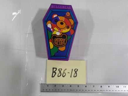 Deddy Bears Bulgebear Mini Coffin Figure Toy Small Multicolor Halloween New