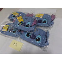 Disney Stitch Cosmetic Bag Unisex OS Blue NEW 3D Ears Travel Pouch Makeup Case
