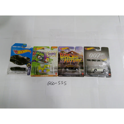 Hot Wheels Premium Lot 4 Knight Rider Rugrats Back To The Future 007 NEW 1:64
