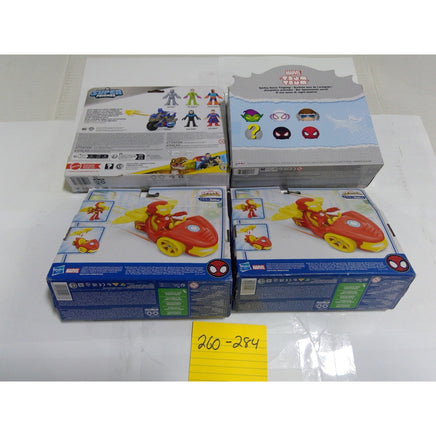 Marvel DC Toy Lot Spidey Imaginext Tsum Tsum Iron Man Batman NEW 4 Sets