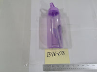 Sanrio Kuromi Kids Water Bottle Purple Plastic Straw Drink Cup Cute Novelty
