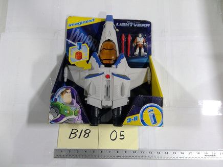 Disney Pixar Lightyear Buzz XL-15 Ship Playset Imaginext Lights Sounds White New