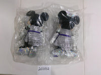 Disney Minnie Mouse Plush Toys Small Silver Purple Outfits Lot 2 New Multicolor