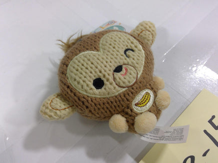 Ami Amis Monkey Plush Toy Small Brown Knitted Stuffed Animal Banana New Toy