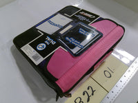 Case It Dual 2-in-1 Zipper Binder Pink 3in Ring Capacity Kids School Organizer