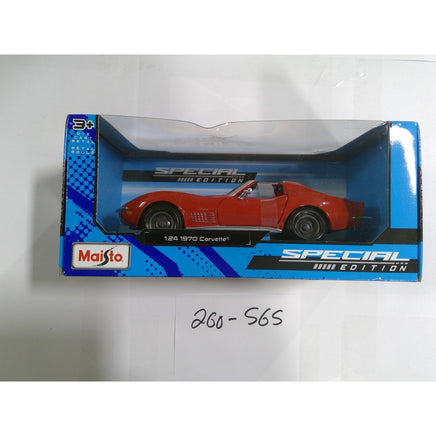 Maisto 1970 Corvette 1:24 Diecast Model Car Red Special Edition NEW