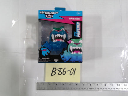 MrBeast Lab Hyper Panther Vinyl Figure Moose Toys Toy Boxed Blue New MrBeast