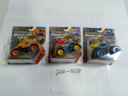 Monster Jam Legacy Trucks Lot 3 El Toro Loco Megalodon Spin Master New Sealed
