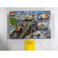 LEGO City No Limits Race Car Ramp 60460 Kids Unisex Blue NEW 436 Pcs Hot Dog Car