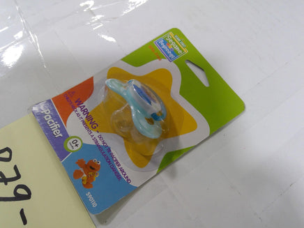 Sesame Street Beginnings Pacifier 0+ Months Infant BPA Free Blue Ventilated New
