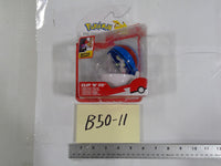 Pokemon Alolan Vulpix Clip N Go Great Ball Action Figure Jazwares Toy Multicolor