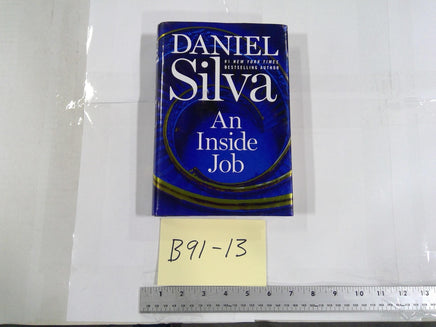 An Inside Job Daniel Silva Blue HC DJ Crime Thriller Fiction Novel Book
