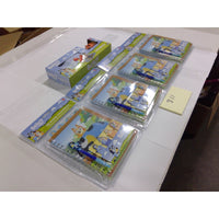 Bluey Stationery Tab Journal Sets and Megamat Play Set Bundle 5pc New Blue Green