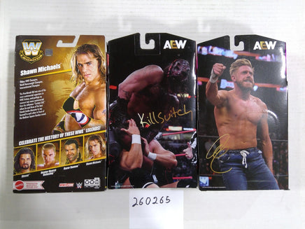 WWE AEW Shawn Michaels Orange Cassidy Killswitch PPV Figure Lot Mattel New