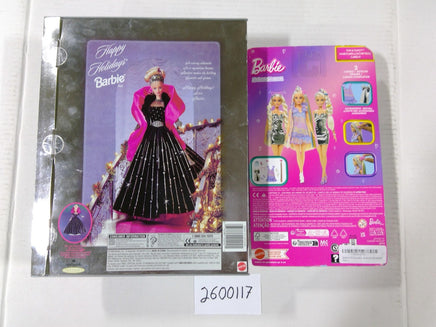 Vintage Barbie Happy Holidays Doll & Hair Play 12in Blonde Doll Lot New In Box