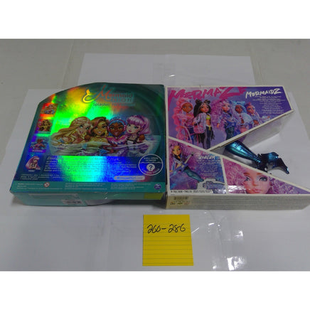 MGA Mermaze Riviera & Mermaid High Mari Doll Lot Purple Blue NEW Damaged Box