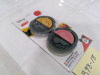 Disney Dash Mickey & Minnie Removable Mini Waffle Plates Set Of 2 Gray Metal