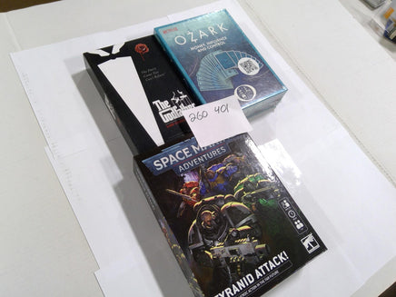 Ozark Godfather Space Marine Adventures Game Lot New Sealed Various Brands