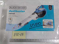 BLACK+DECKER Dustbuster Swivel Cordless Hand Vacuum Bagless Blue CHV1410L Used