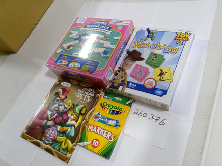 Lot Dominoes Mexican Train Disney Toy Story 4 Matching Crayola Set New Sealed