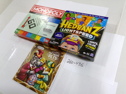 Mixed Lot Monopoly Hedbanz Lightspeed Crayola Pets Coloring Book New Sealed
