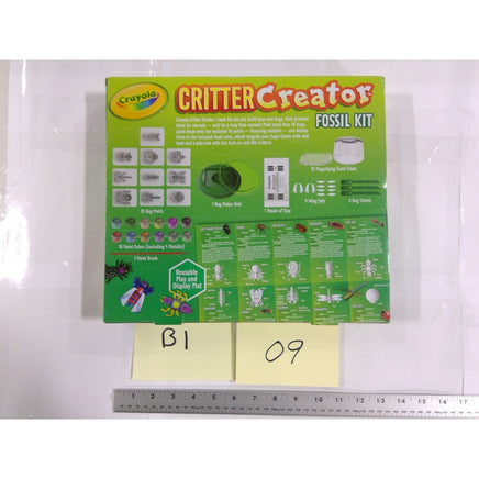 Crayola Critter Creator Fossil Kit Kids Unisex OS Green New STEAM Bug Activity