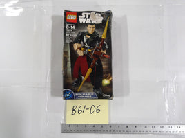 LEGO Star Wars Chirrut Imwe 75524 87pcs 8-14 Buildable Figure Set Box Wear