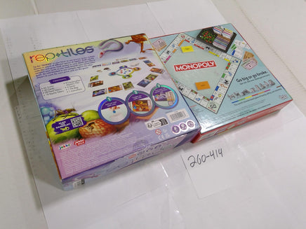 Hasbro Games Jakks Wild Monopoly Rep-tiles Family Board Game Lot New Sealed