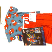 Marvel Spider-Man Pajama Set Boys Size M 8/10 Blue Red NWT SM419BSSTG