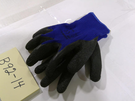 Tuff Gard General Purpose Gloves XL Blue Rubber Knit Work Hand Protection Grip