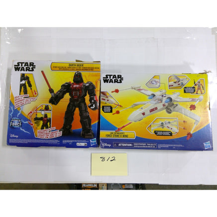 Hasbro Star Wars Power Force Darth Vader Mech & Luke Skywalker X-Wing Lot New