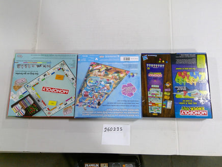 Hasbro Monopoly Surf Showdown Lilo & Stitch Knock Out Family Game Lot New Sealed